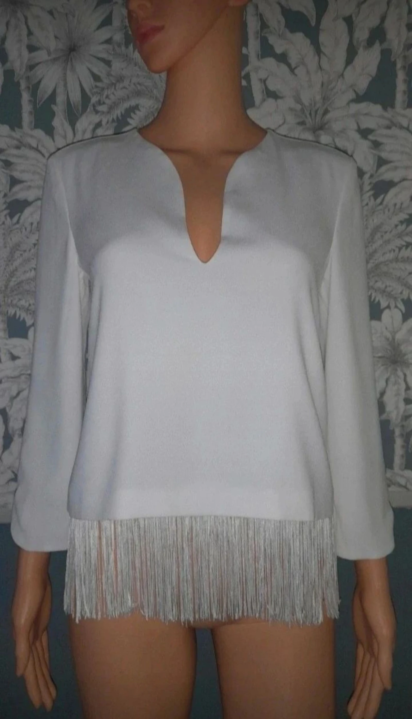 Claudie Pierlot fringe blouse size 36 – photo 3